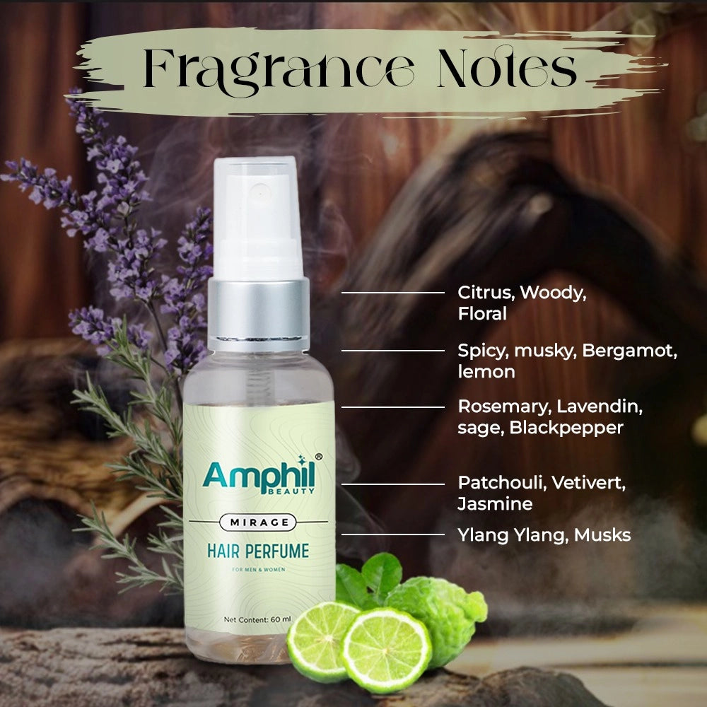 Amphil Beauty Mirage Unisex Hair Perfume 60 Ml | Alcohol Free