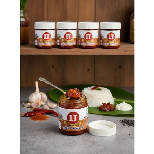 Pack Of_5 100Gm Lt Garlic Pickle Traditional Digestive Side Di
