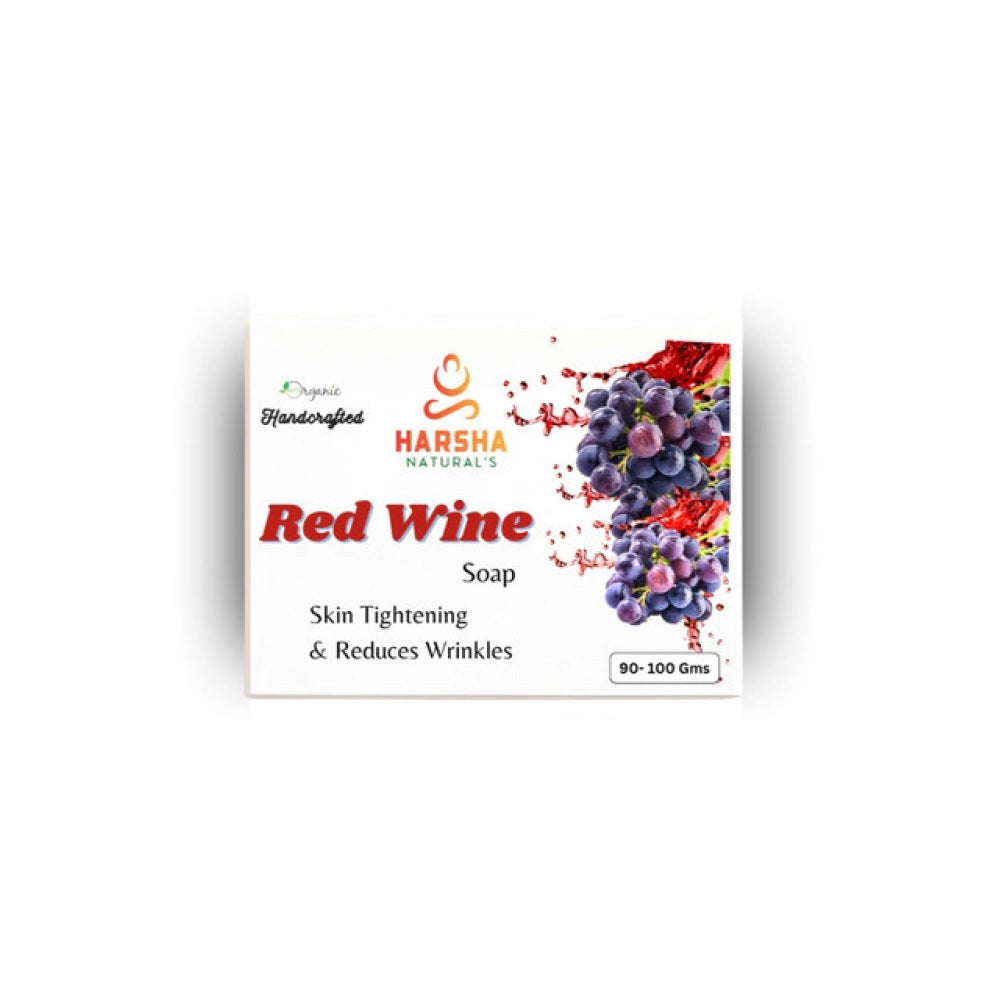 Pack Of_2 Harsha Natural - Red Wine Soap (100Gm)