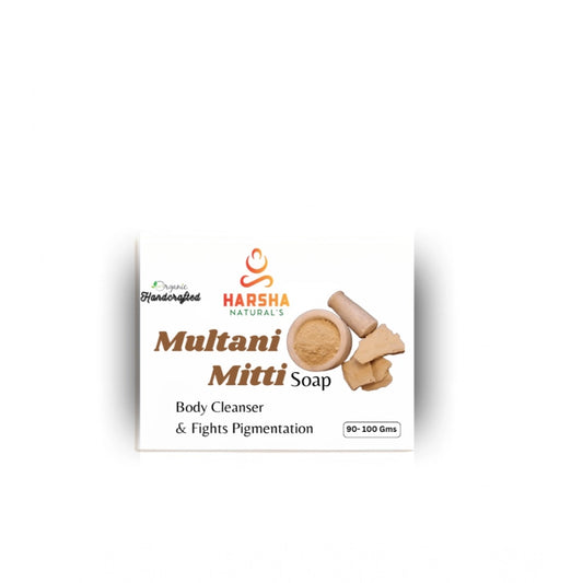 Pack Of_2 Harsha Naturals - Multani Mitti Soap (100Gm)