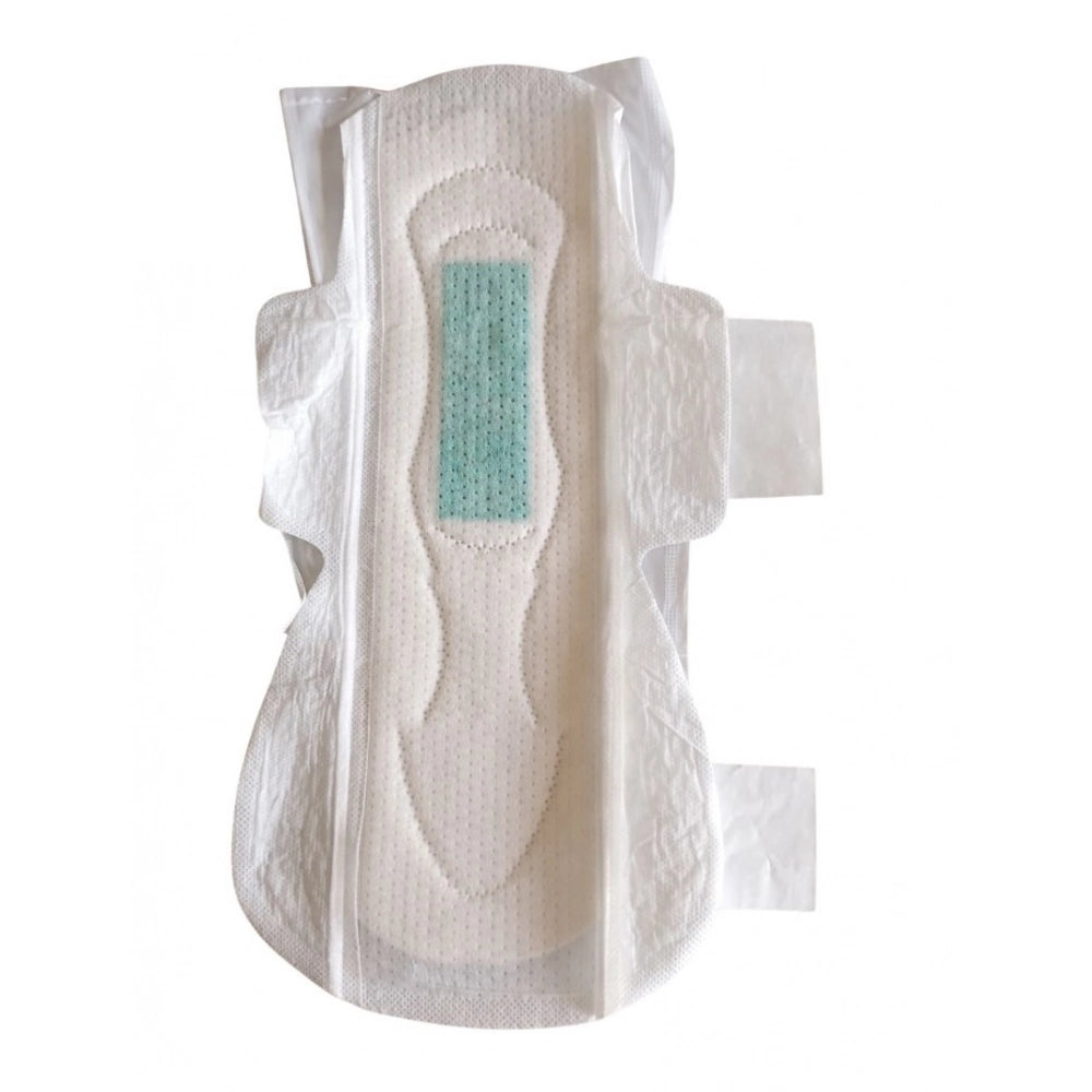 Pack Of_8 Pcs Cotton 240Mm Sanitary Napkin (White)