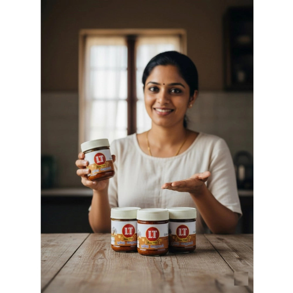 Pack Of_5 100Gm Lt Garlic Pickle Traditional Digestive Side Di