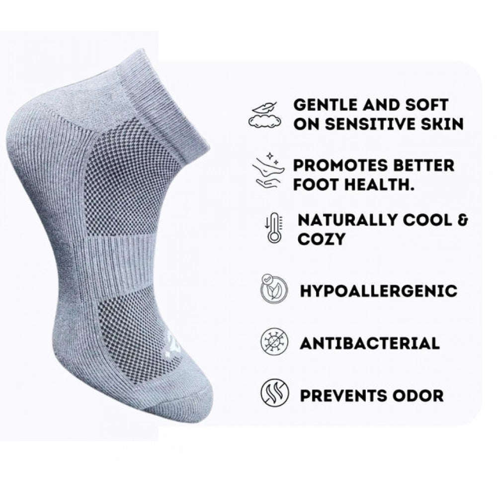 3_Pair Set Unisex Casual Cotton Printed Low Cut Socks (Multicolor)
