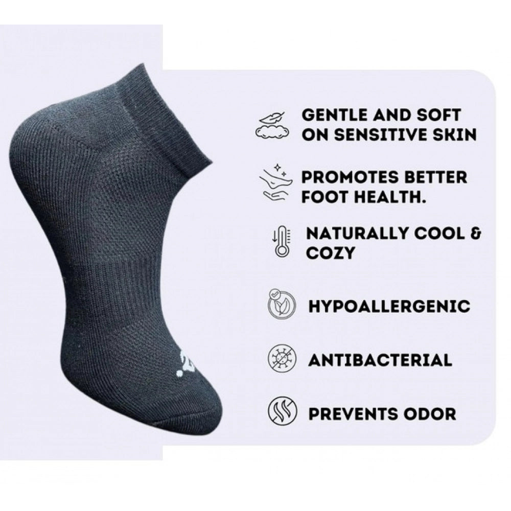 3_Pair Set Unisex Casual Cotton Printed Low Cut Socks (Multicolor)