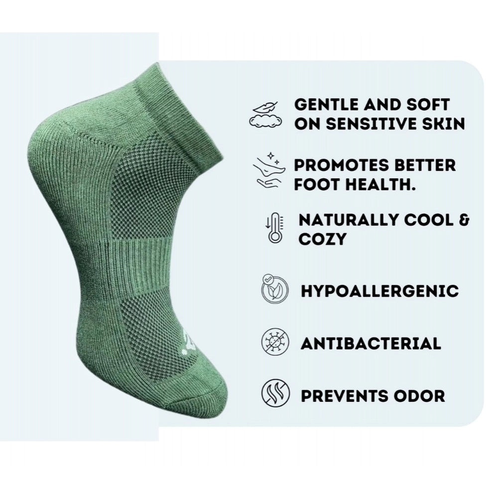 3_Pair Set Unisex Casual Cotton Printed Low Cut Socks (Multico