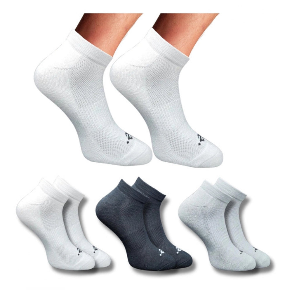 3_Pair Set Unisex Casual Cotton Printed Low Cut Socks (Multicolor)