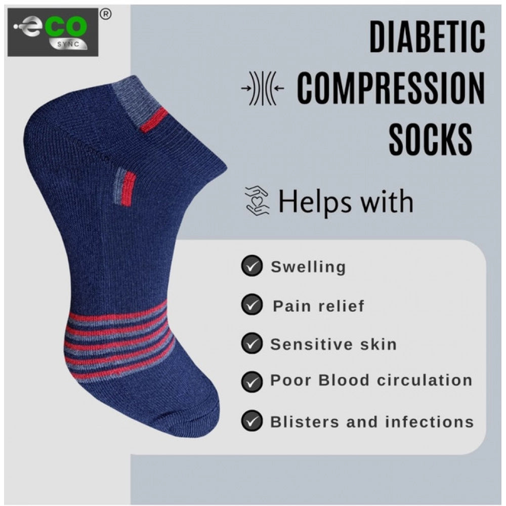 3_Pair Set Unisex Casual Cotton Printed Low Cut Socks (Multico