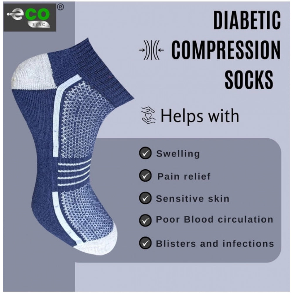3_Pair Set Unisex Casual Cotton Printed Low Cut Socks (Multico