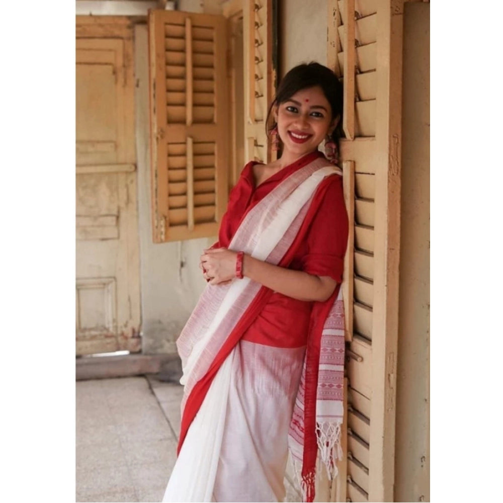 Women'S Soft Lilan Printed Saree With Unstitched Blouse 5.5Mtr