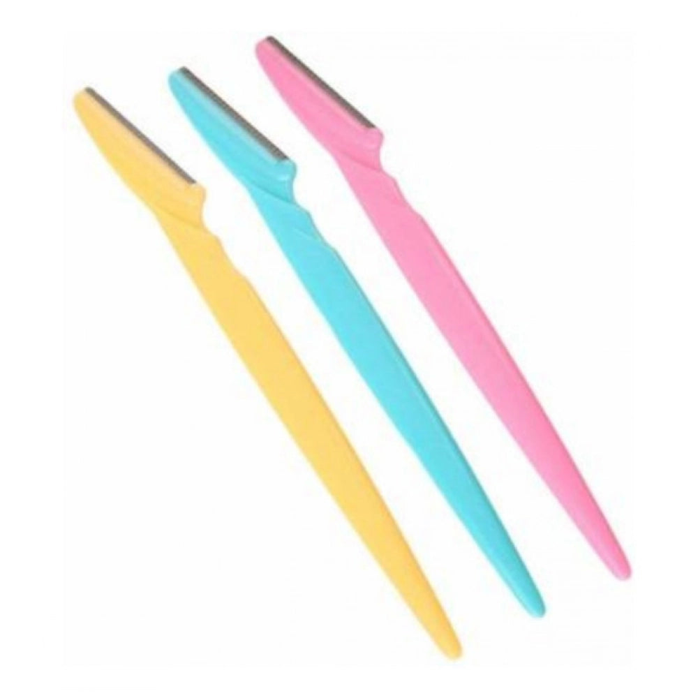 Pack Of 3_Facial Razor Set Eyebrow And Face Shaving Trimmer (C