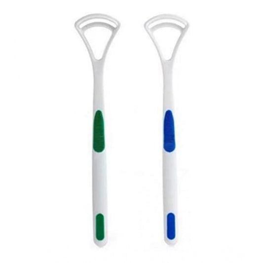 Pack Of 3_Double Edged Plastic Tongue Cleaner (Color: Assorted