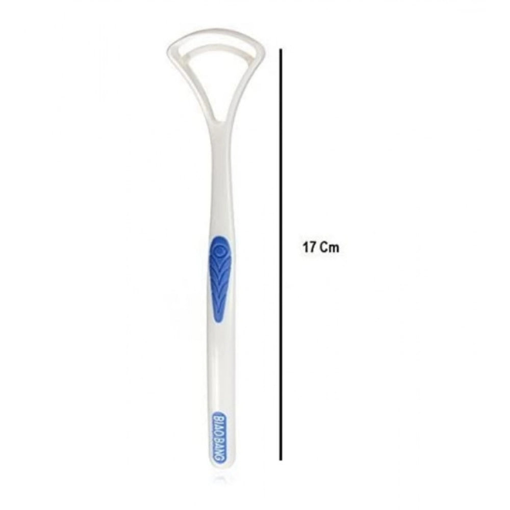 Pack Of 3_Double Edged Plastic Tongue Cleaner (Color: Assorted