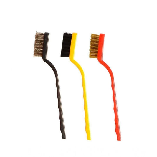 Pack Of 3_Small Wire Brush Set For Cleaning And Rust Removal (