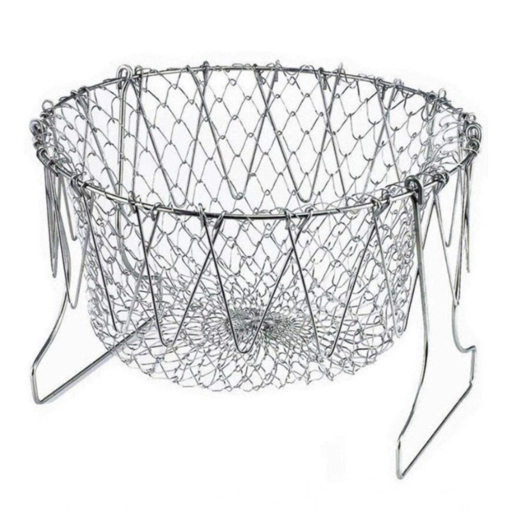 Foldable Chef Basket – Multi-Function Strainer And Steamer (Co