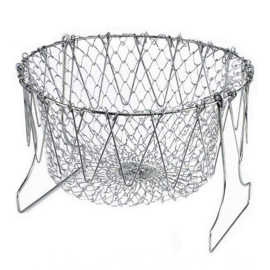 Foldable Chef Basket – Multi-Function Strainer And Steamer (Co