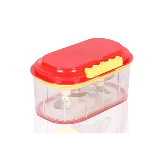 Pack Of 2_Twin Bowl Dual-Blade Hand Chopper | Manual Food Proc