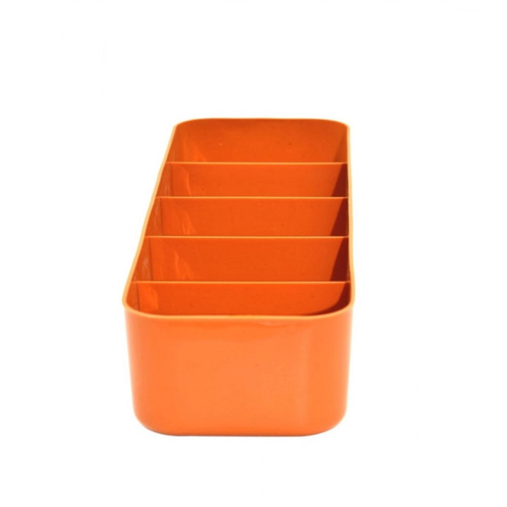 Pack of 2_Socks Organizer Tray – 4-Piece Set | Quick 5-Section Storage