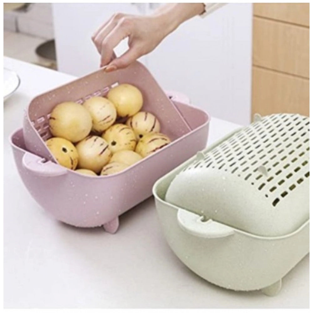 Pack of 2_Multi-Purpose Kitchen Basket – Ideal for Straining, Sieving,