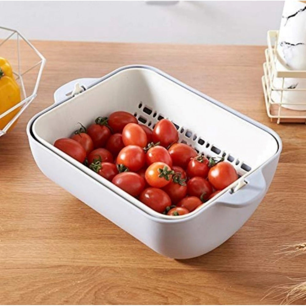 Pack of 2_Multi-Purpose Kitchen Basket – Ideal for Straining, Sieving,