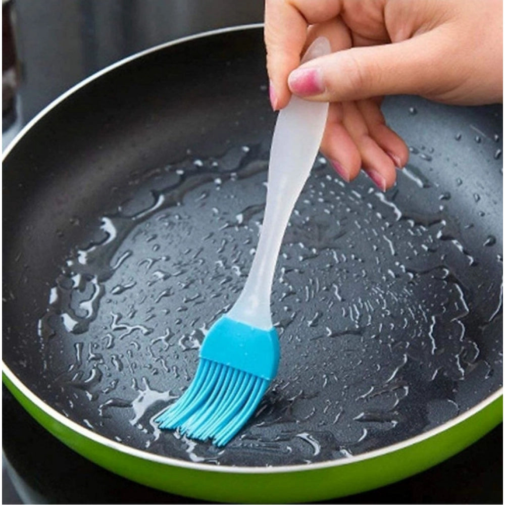 Pack Of 5_Silicone Spatula With Brush – Heat Resistant Cooking