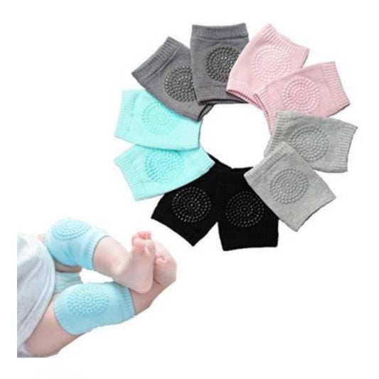 Pack of 3_Baby Knee Pads – Soft And Comfortable Crawling Protectors