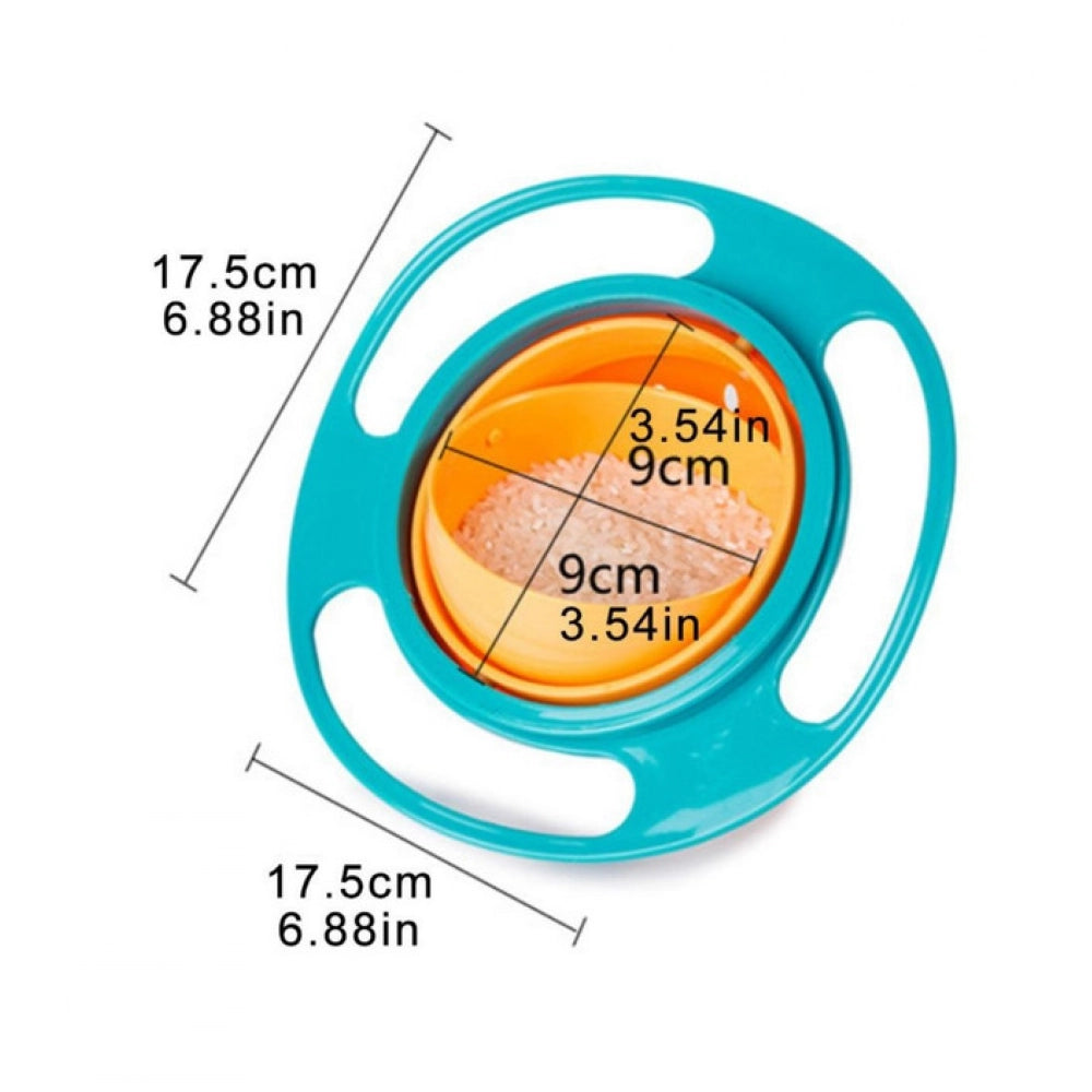 Pack Of 2_Gyro Bowl – Spill-Proof Rotating Fun Bowl For Kids (