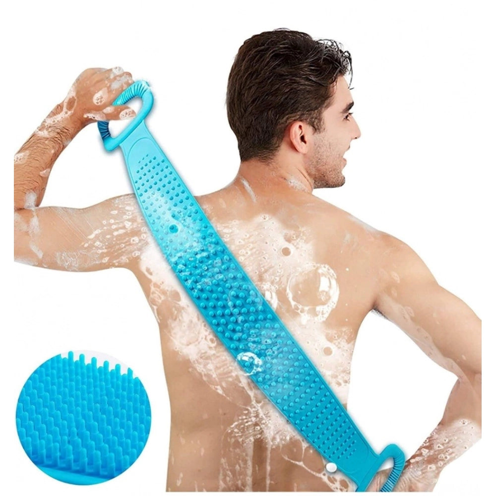 Pack Of 2_Silicone Bath Scrubber Belt – Dual-Sided Exfoliating