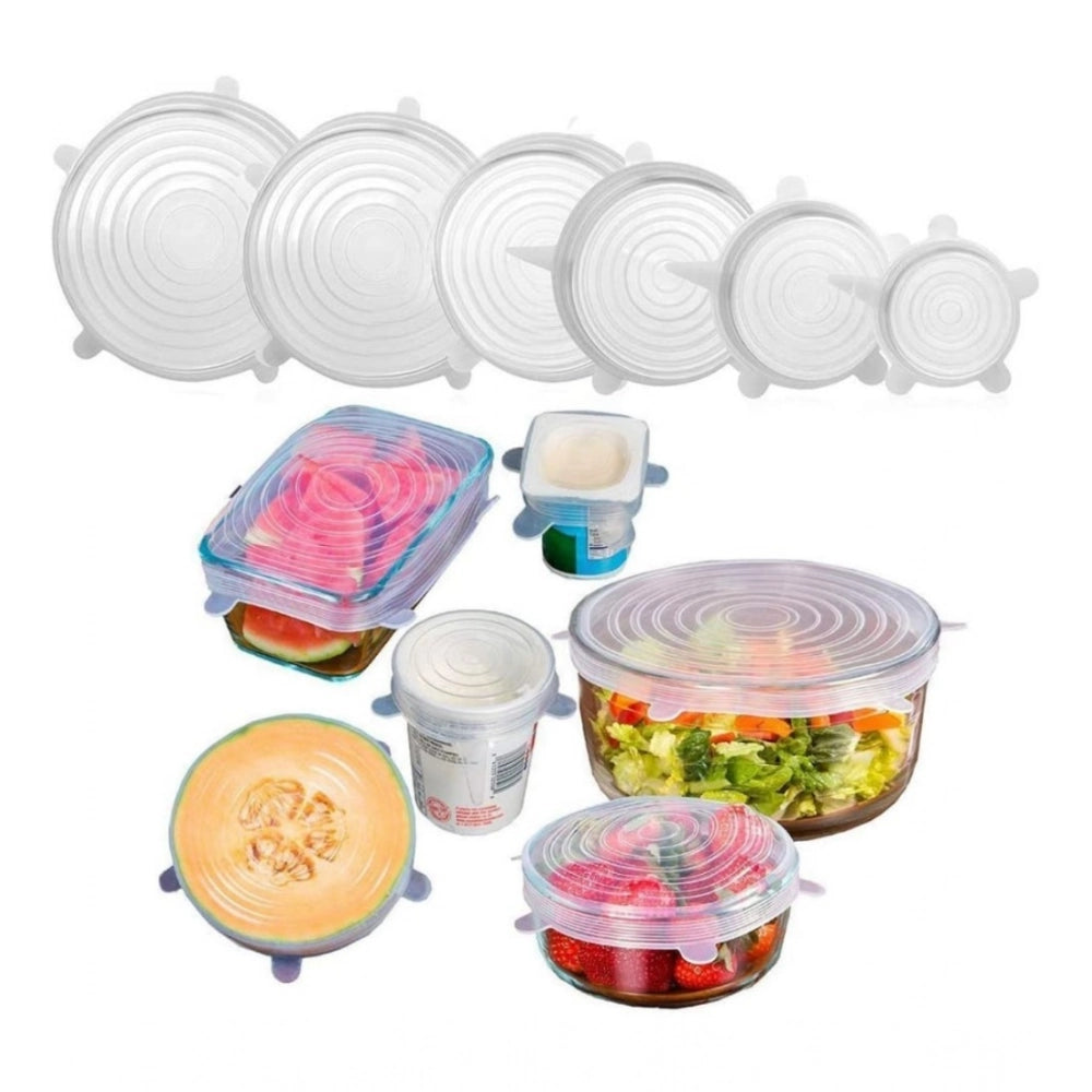 Pack Of 2_Silicone Lids – Reusable Stretchable Covers For Bowl