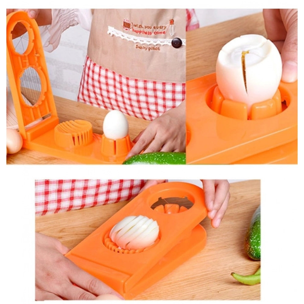 Pack Of 2_2-In-1 Egg And Mushroom Slicer – (Color: Assorted )