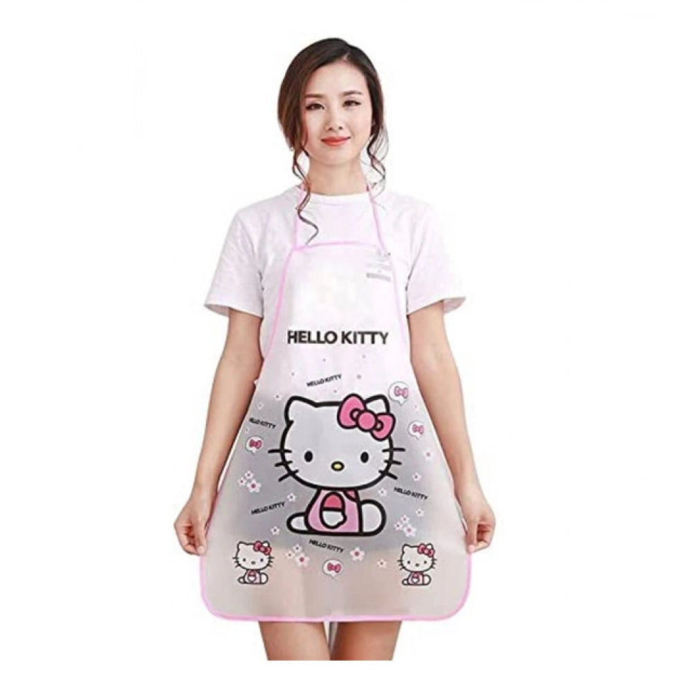 Pack of 2_Printed Waterproof Kitchen Apron with Pockets for kids–