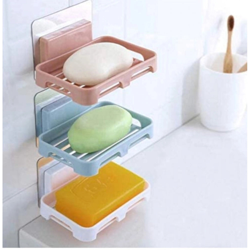 Pack Of 5_Magic Sticker Soap Holder – Wall-Mount Soap Organize