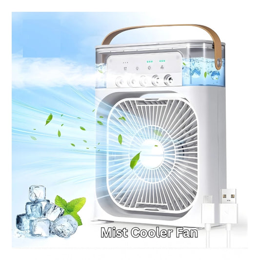 Plastic Air Fan With Led Nightlight