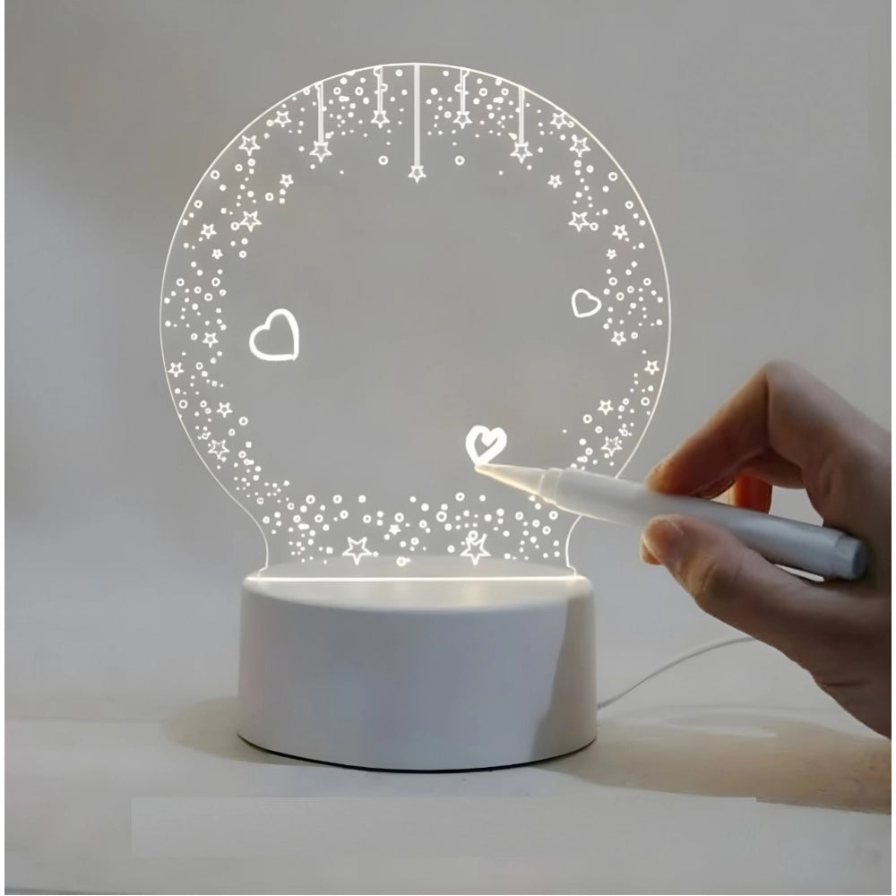 Glass 3D Illusion Led Creative Visualization Lamp