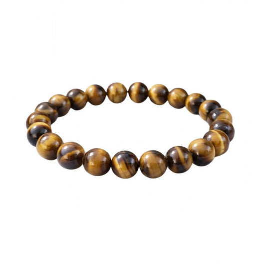 Natural Crystal 8Mm Tiger Eye Bracelet (Brown)