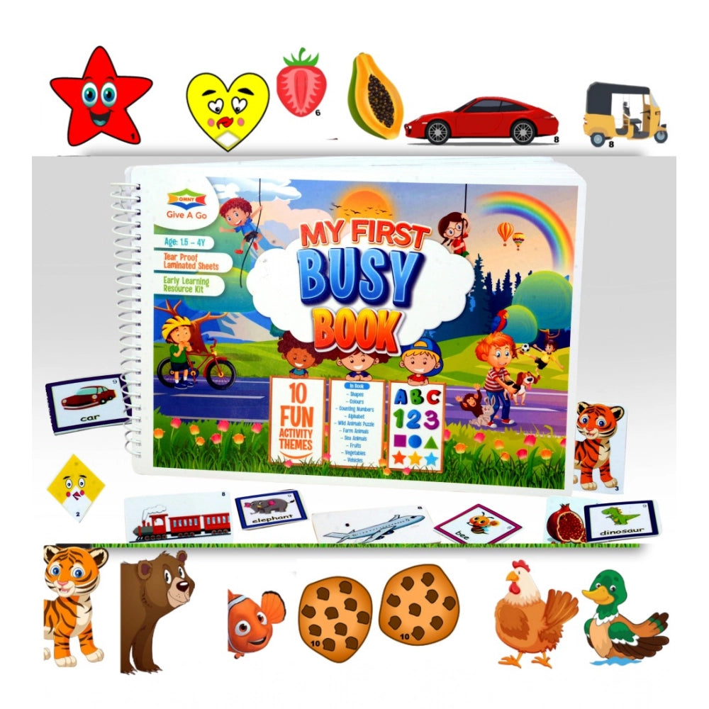 My First Busy Book – Fun And Educational Activity Kit For Kids