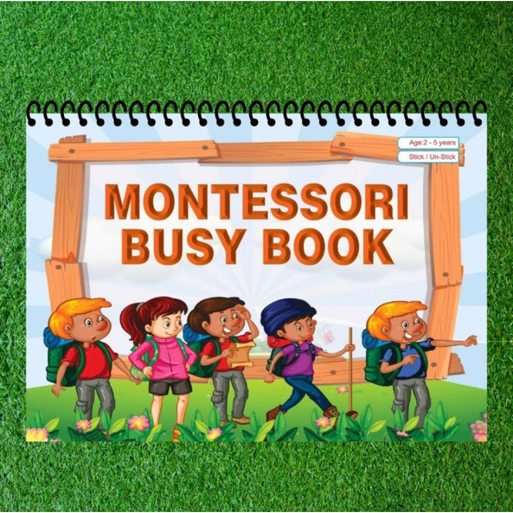 Montessori Busy Book – Early Learning Activity Set (2–4 Years,
