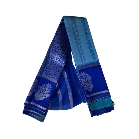 Women'S Soft Silk Wooven Saree With Unstitched Blouse 5.5Mtr (