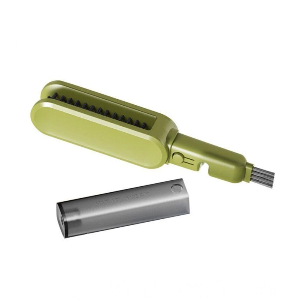 Stainless Steel-Plastic Solid Kitchen Knife Cleaner Brush (Gre