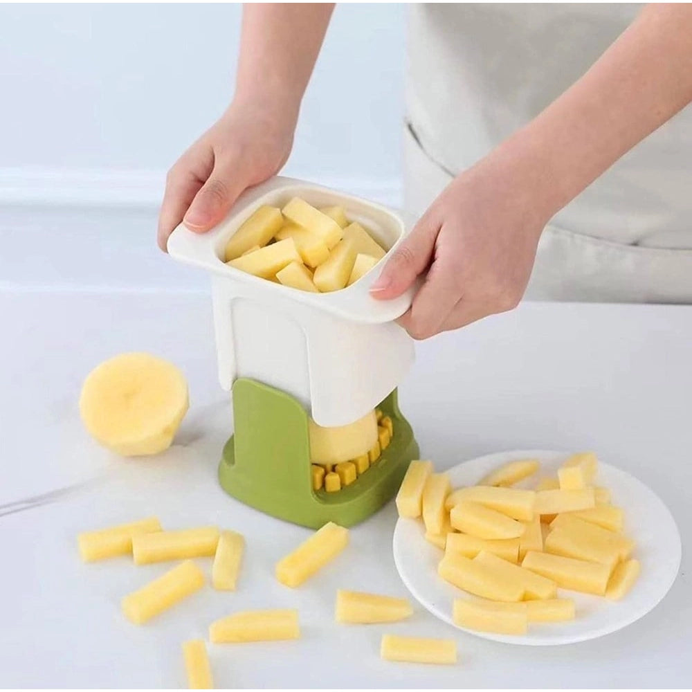 Abs Plastic Solid Hand Pressure Vegetable Chopper And Dicer (G