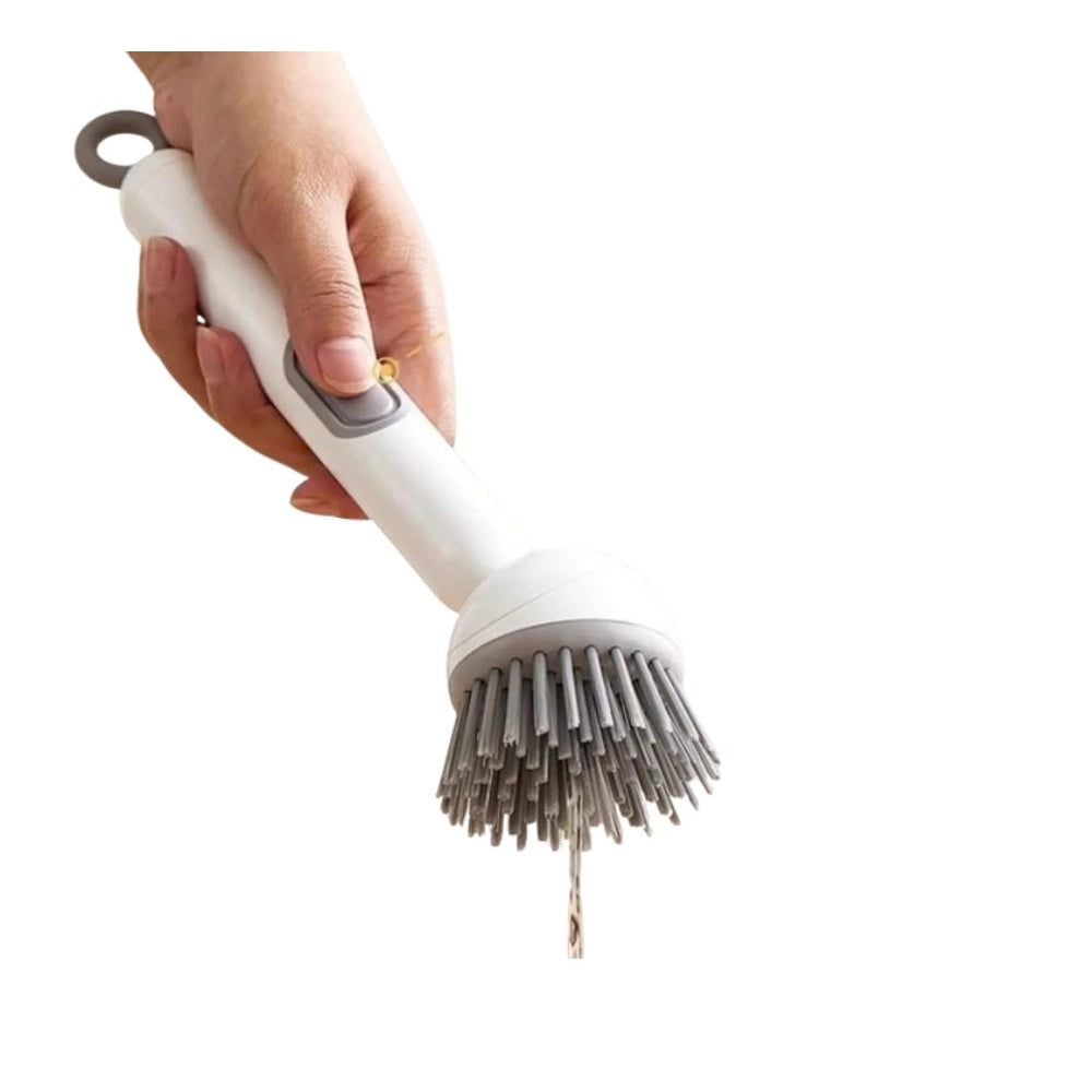 Tpr-Plastic Solid Electric Liquid Soap Dispensing Cleaning Bru