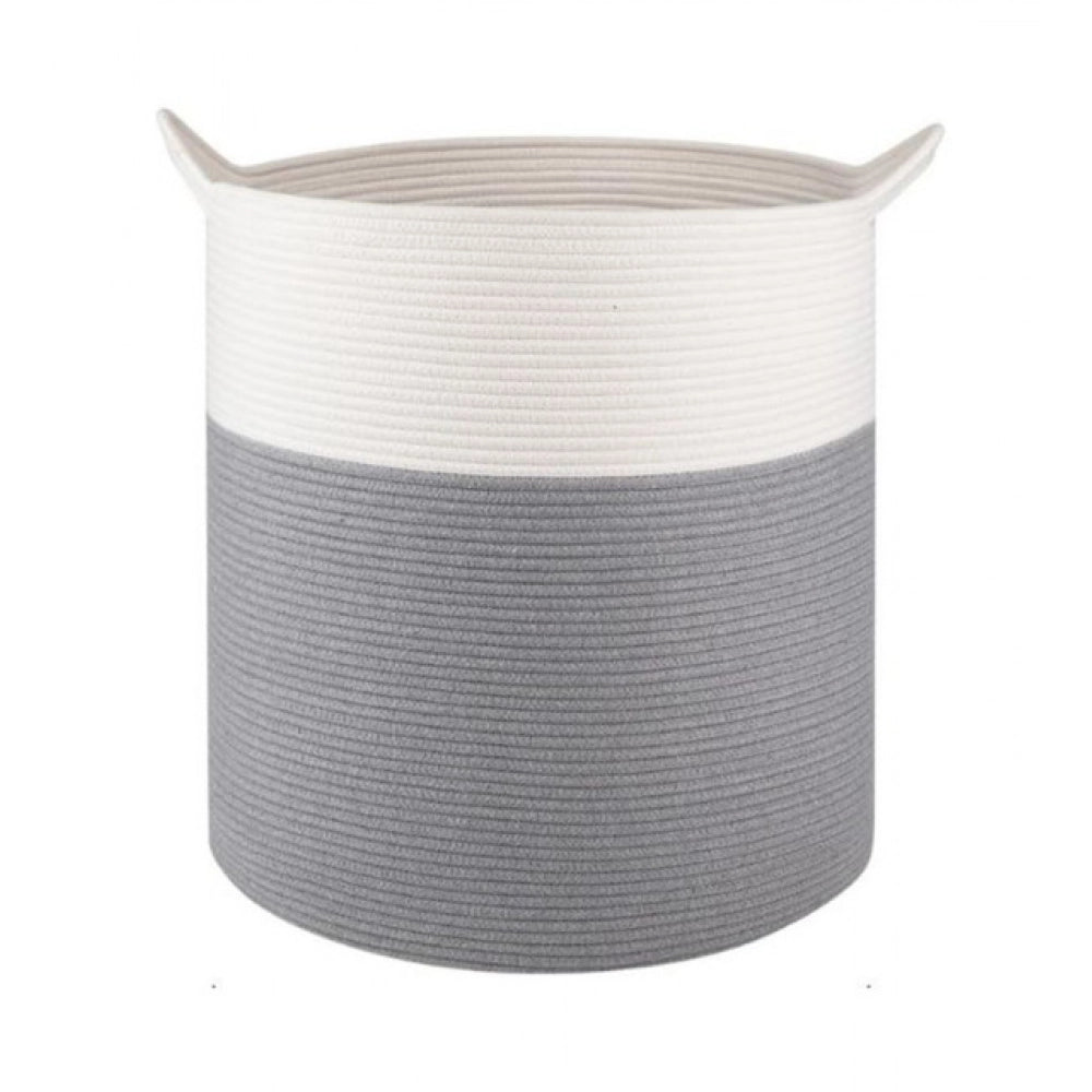 Cotton 12X14 Inch-1 Pcs Storage Basket For Clothes With Out Li