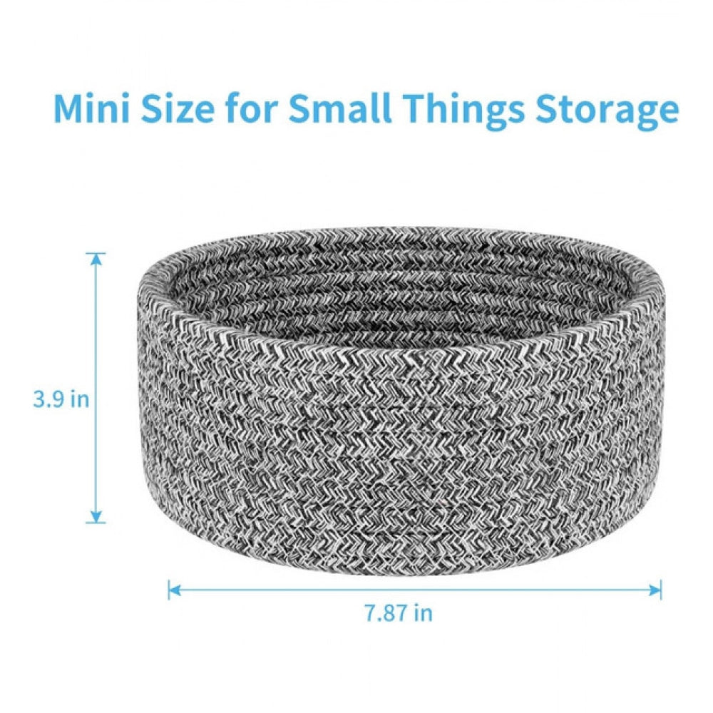 Cotton 8X3 Inch Kidi Round 1 Pcs Bedside Organizer With Out Li