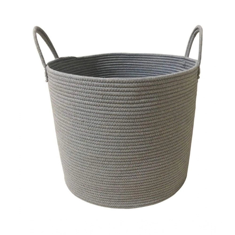 Cotton Pack Of_1 12X14 Inch Laundry Storage Basket For Clothes