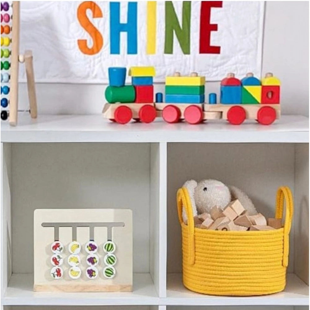 Cotton Pack Of_1 Basket 7X5 Inch Storage Basket For Clothes (Y