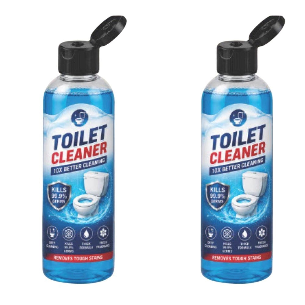 Pack Of 2 Ultra Clean Toilet Cleaner Gel Bottles 100 Ml
