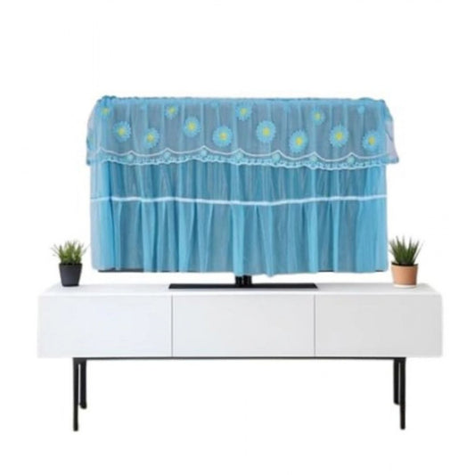 LED TV Cover (28 - 34 Inch) (40 - 45 Inch) (50 - 55 Inch) - Pack of 2, Blue