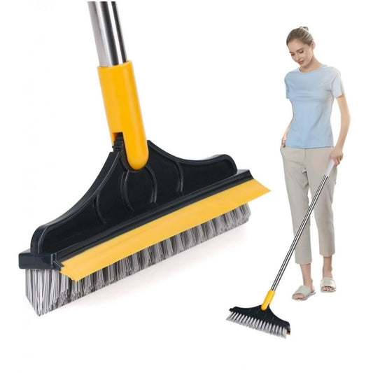 2 in 1 Scrape Floor Scrubbing Brush - Pack of 2, Multicolor
