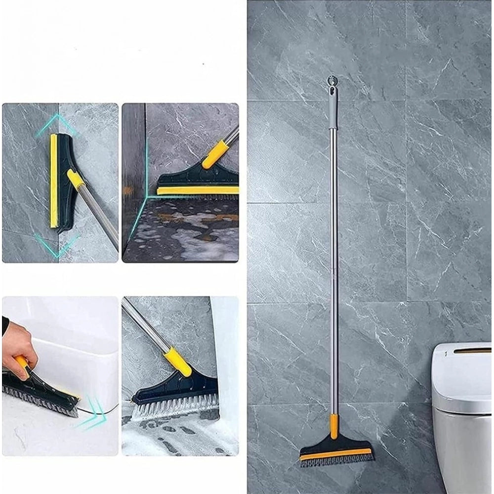 2 in 1 Scrape Floor Scrubbing Brush - Pack of 2, Multicolor