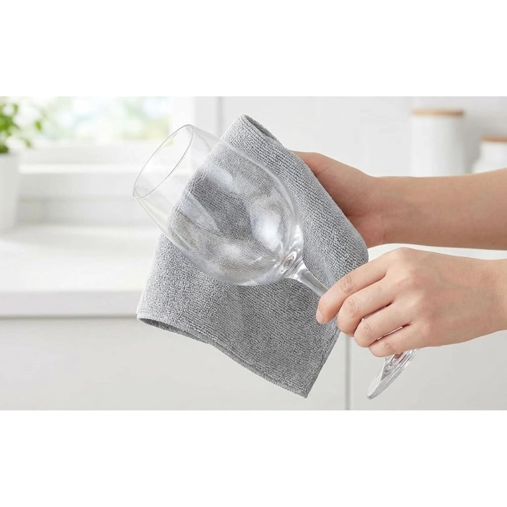 Microfiber Cleaning Cloth - Pack of 2, Grey