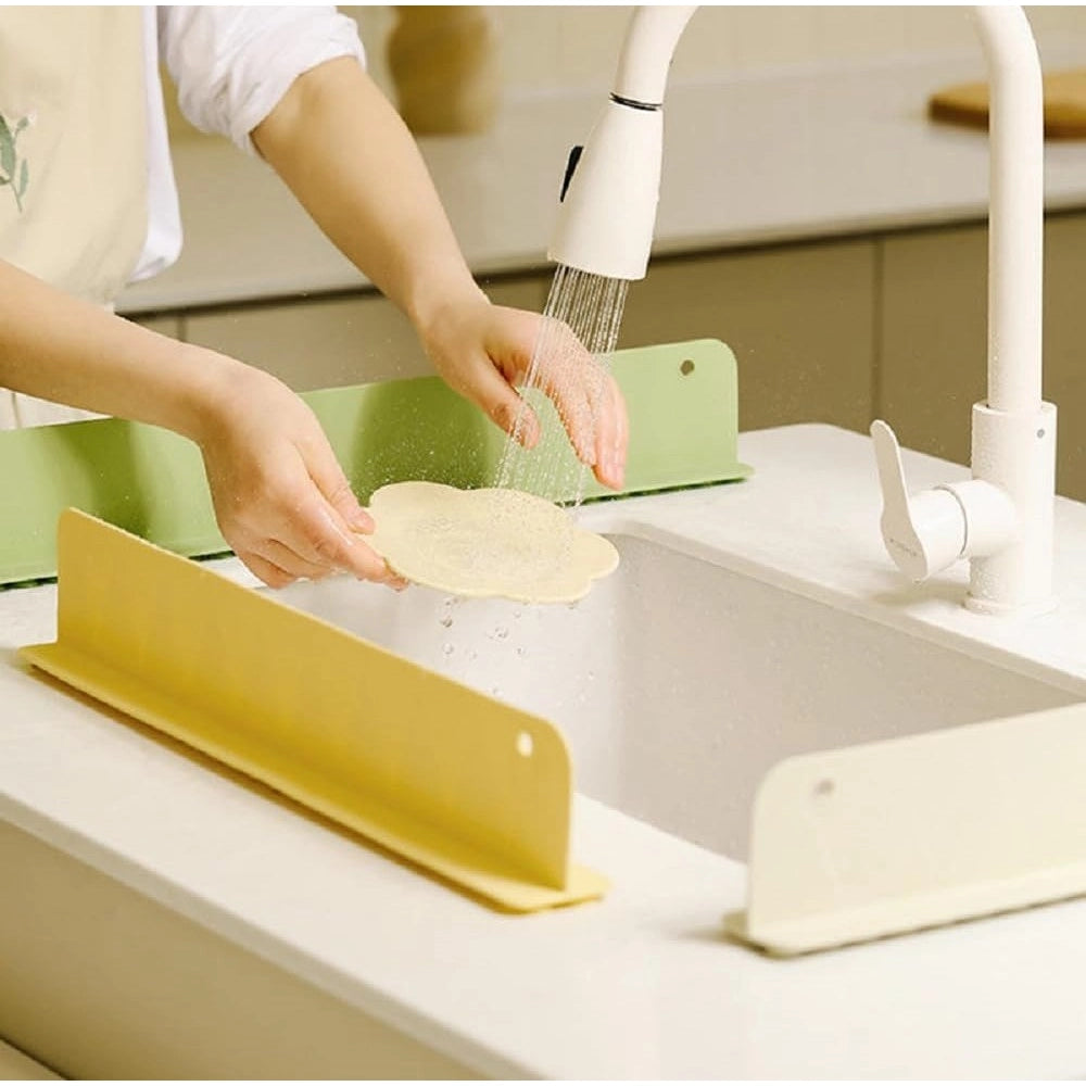 Silicone Sink Splash Guard for Kitchen - Multicolor